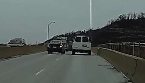 Nissan Versa Flips On Pittsburgh Bridge After Botched Overtake Attempt