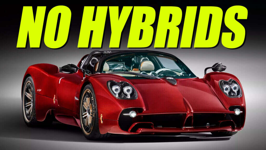 Why Pagani Thinks Hybrid Supercars Are A Waste Of Time