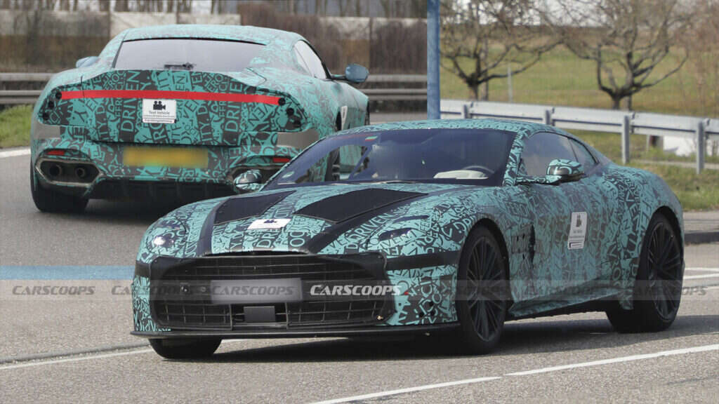 Next Aston Martin DBS Spied Flaunting Its Sexy Tail, Will Reportedly Keep The V12