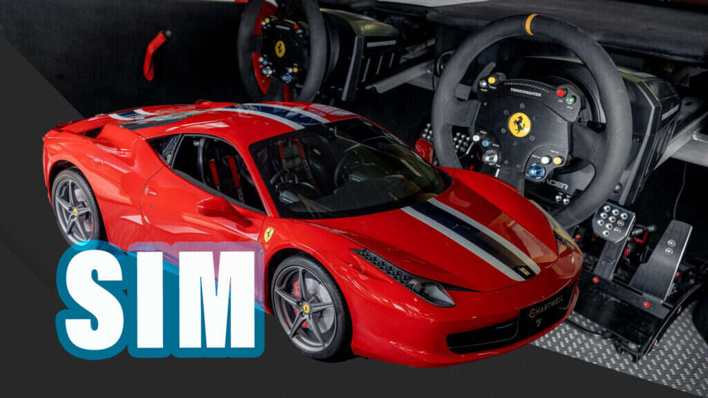 This Racing Sim Is Made Out Of A Real Ferrari 458