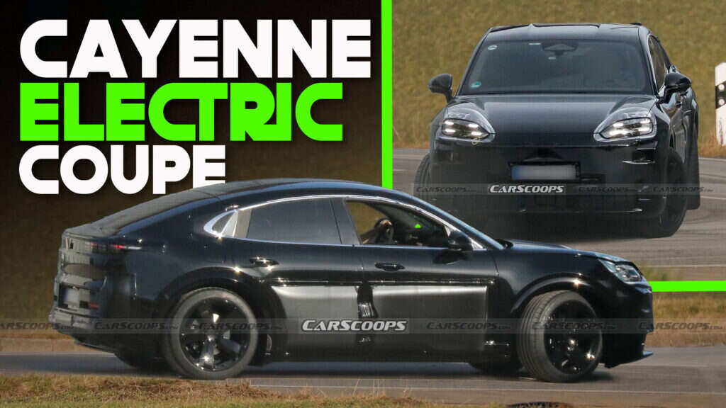 2027 Porsche Cayenne Coupe Goes Electric In New Spy Shots