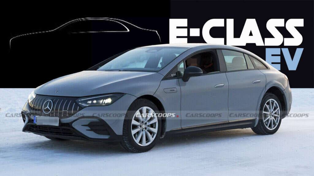 New Mercedes E-Class EV Spotted Hiding Under EQE Body, Final Design Will Finally Ditch The Egg Shape