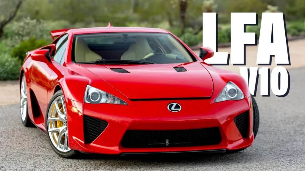 Immaculate 268-Mile Lexus LFA In Absolutely Red Ignites Passion And Bids