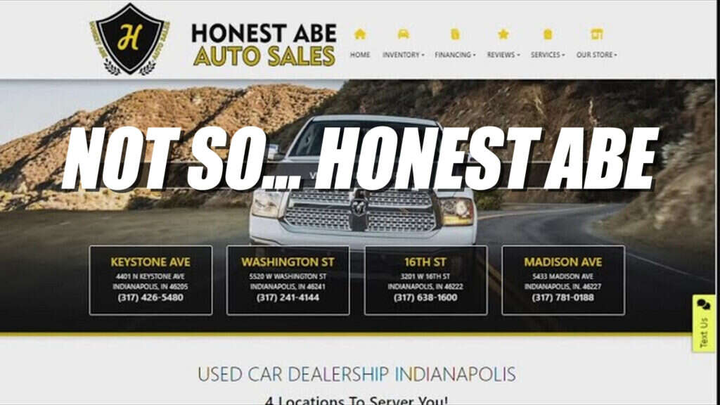 Honest Abe Auto Sales Ordered To Pay Customers Nearly $500k For Lying