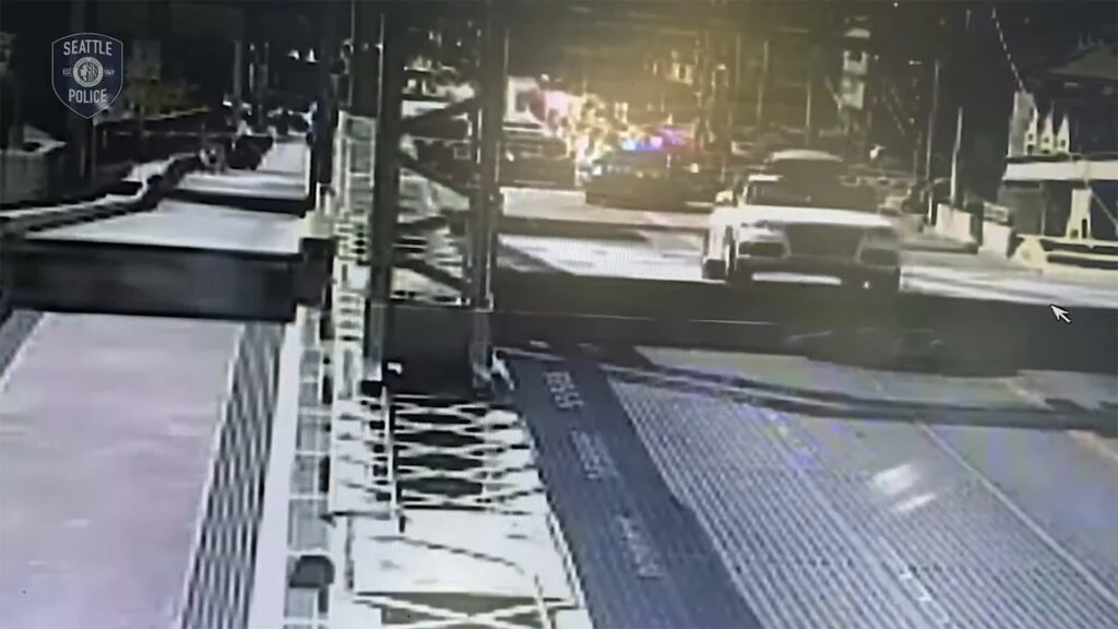 Stolen Car Jumps Partially Open Seattle Drawbridge in Wild Police Chase