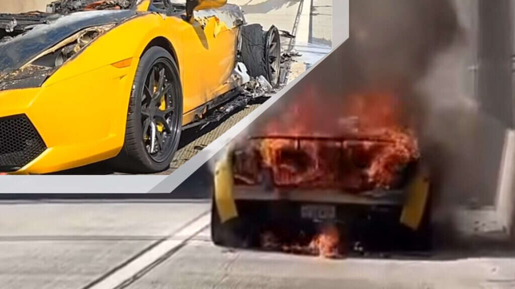 Pay Your Respects To This Lamborghini Gallardo Destroyed By Fire