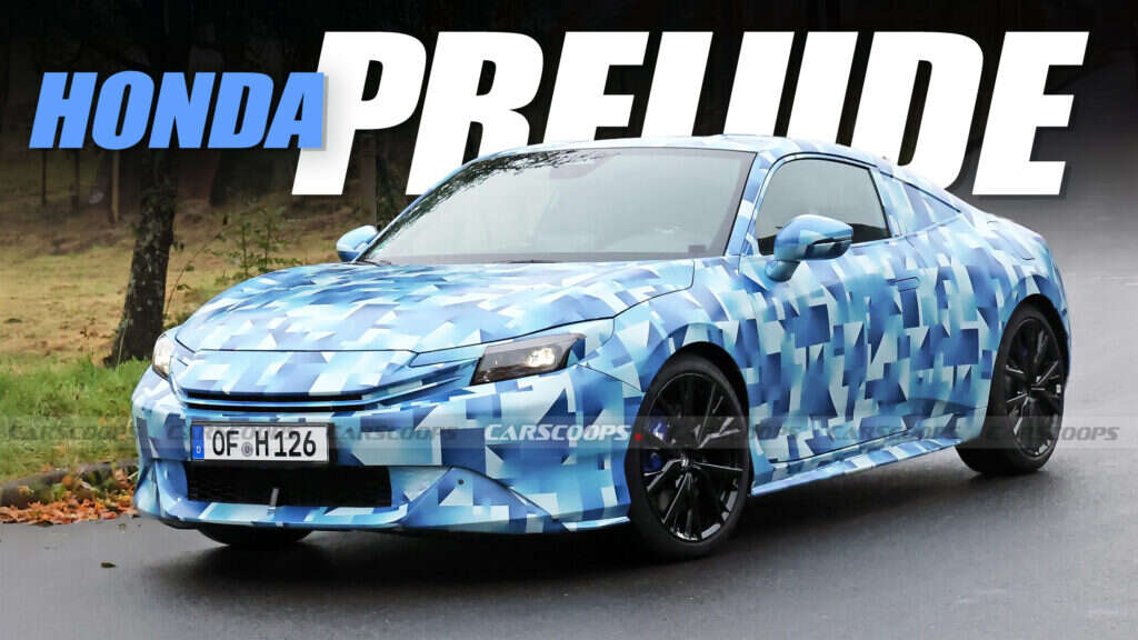 New Honda Prelude Coupe Spotted, Won’t Have A Manual After All