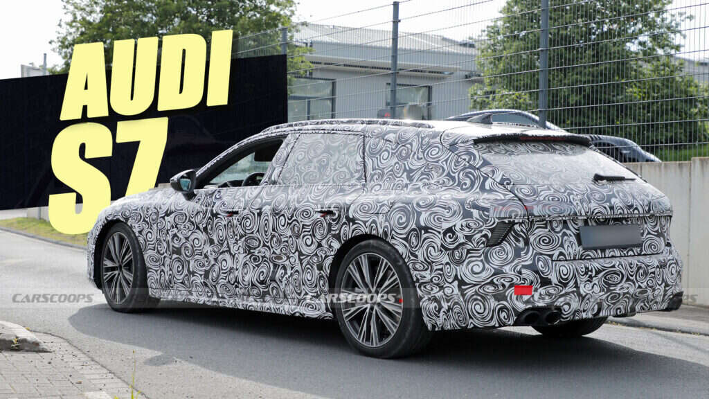 New Audi S7 Avant Spied Flaunting Four-Tailpipe Exhaust