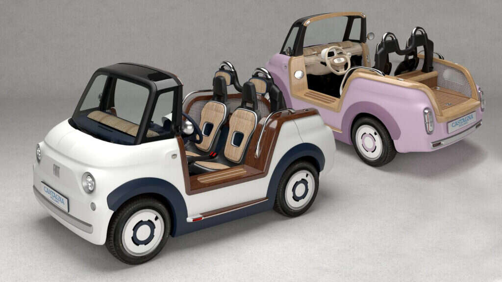 Fiat Topolino Turned Into An Adorable Beach Car By Castagna Milano