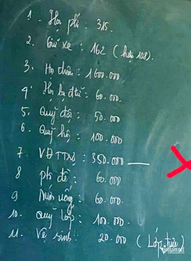 Hiệu trưởng vào nhóm Zalo từng lớp vận động tài trợ đầu năm học