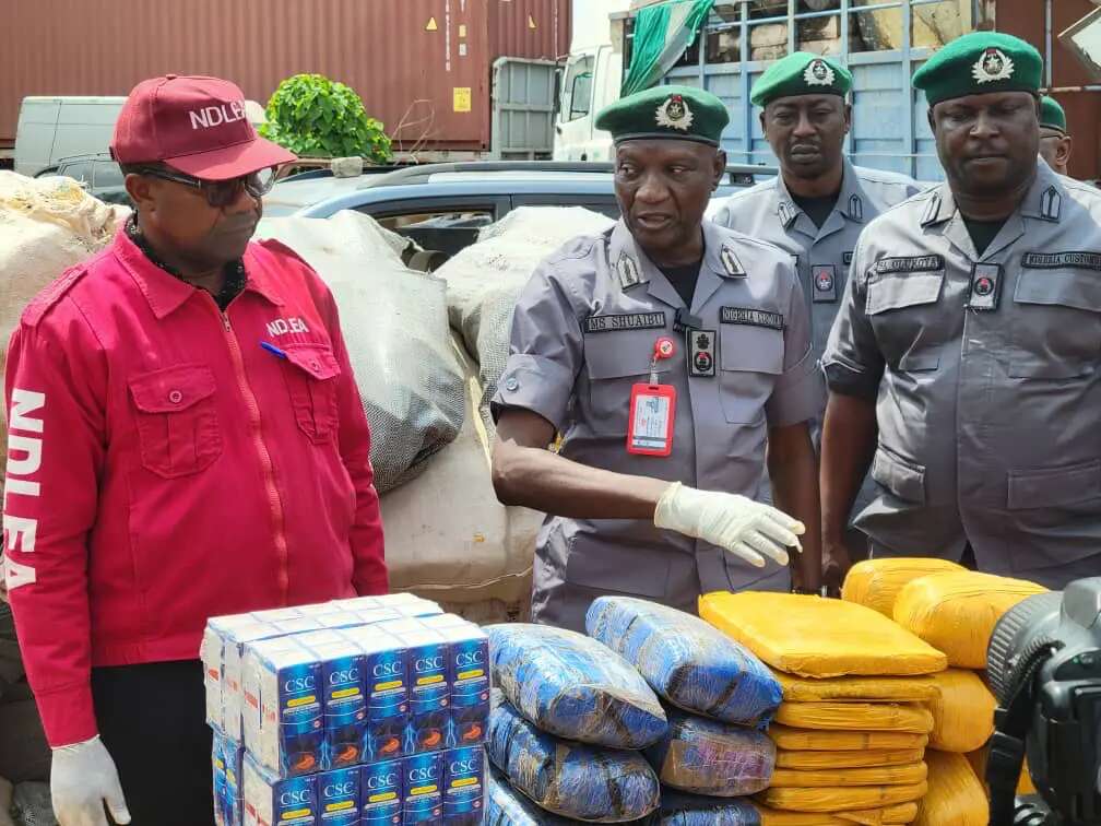 Ogun Customs hands over cannabis, cartons of codeine syrup to NDLEA