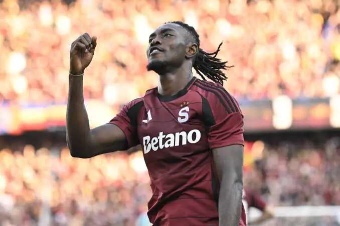 Olatunji nets winner as Sparta Praha Beat Sigma 2-1