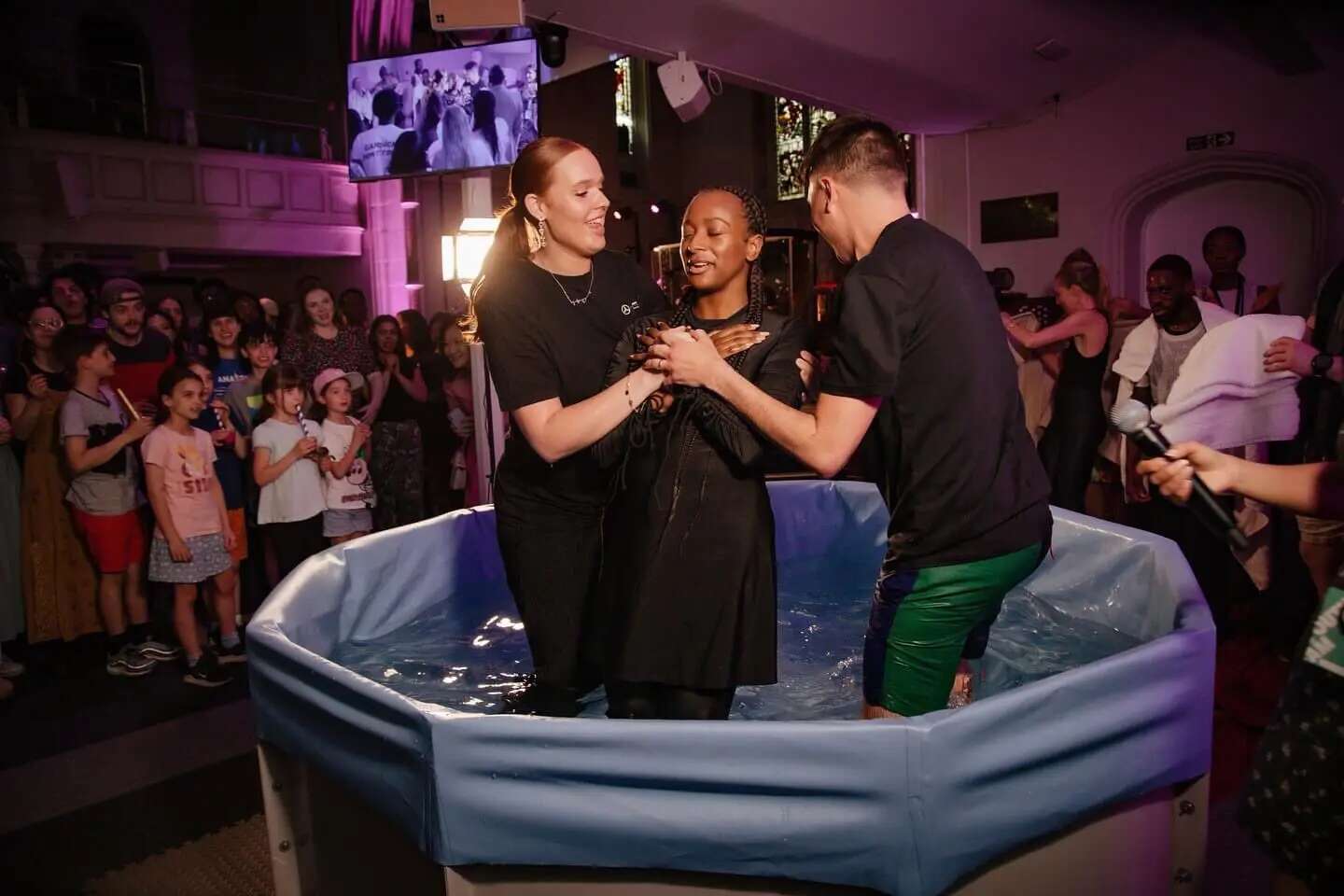 PHOTOS: DJ Cuppy gives her life to Christ, gets baptized