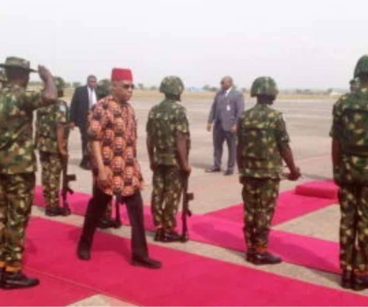 Uzodinma, Okorocha, Soludo, others on ground as VP Shettima arrives Enugu