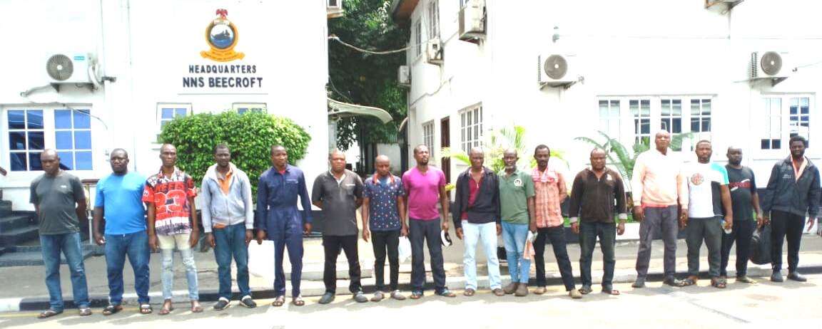 EFCC grills 16 suspected oil thieves in Lagos