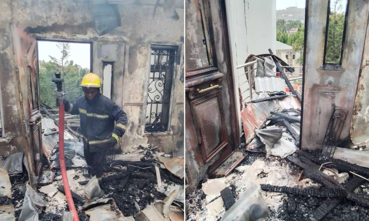 BREAKING: Fire guts FCT Minister’s residence