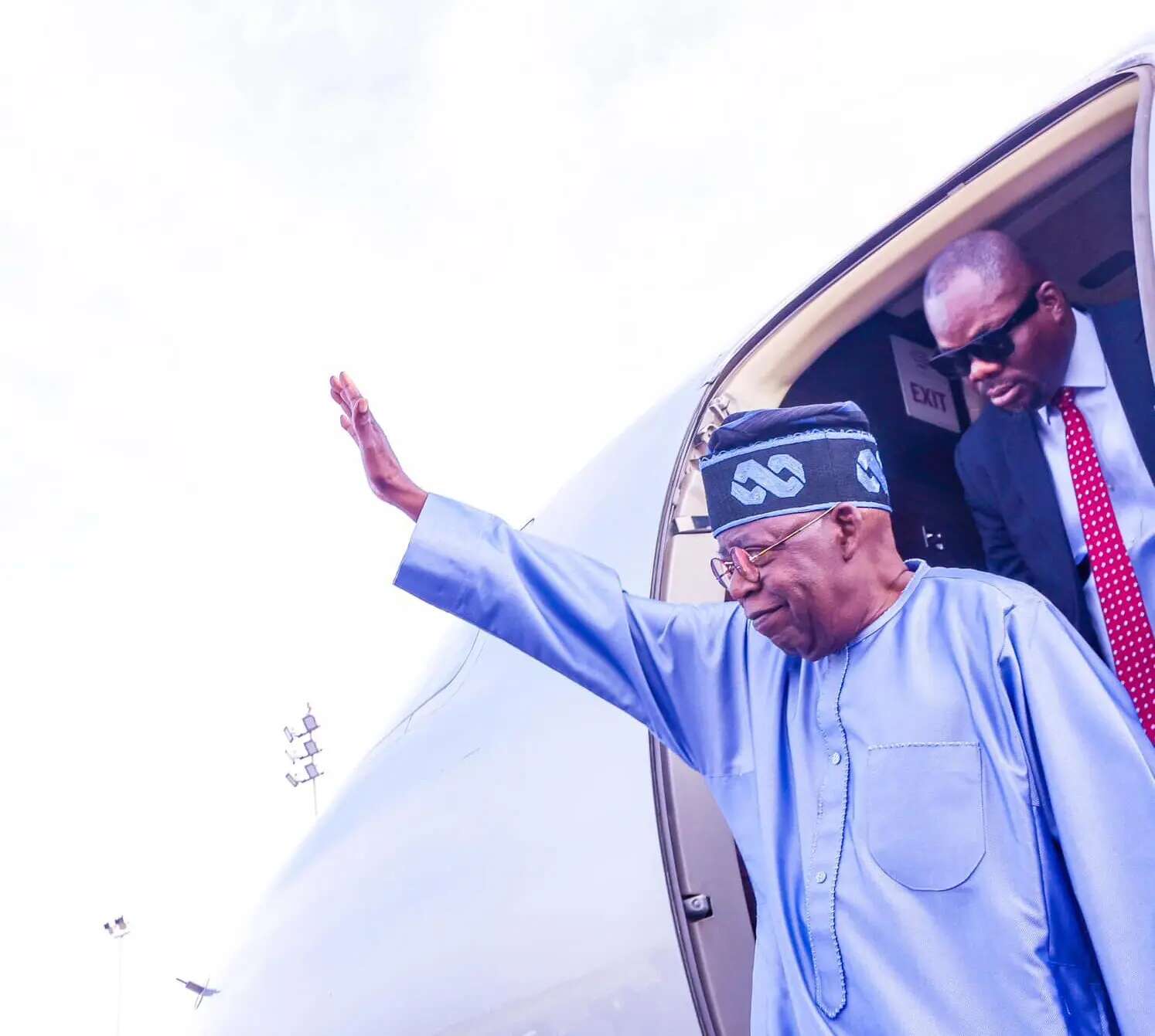 Tinubu returns to Abuja after two-week leave in UK