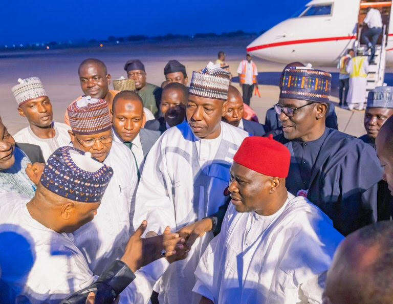 North East governors arrive Yola for regional meeting