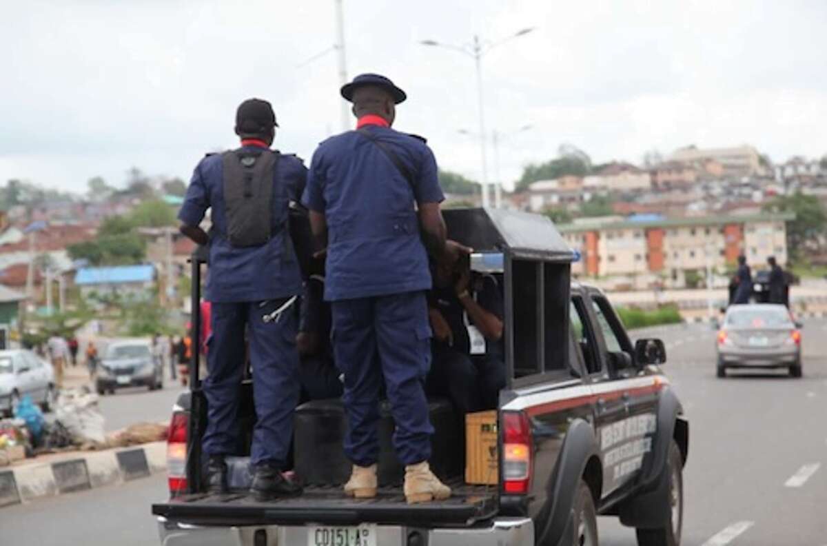 Zamfara NSCDC arrests, parades 3 suspected motorcycle snatchers, others