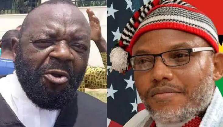 Biafra: Lawyer Ejimakor debunks rumour of Nnamdi Kanu’s release