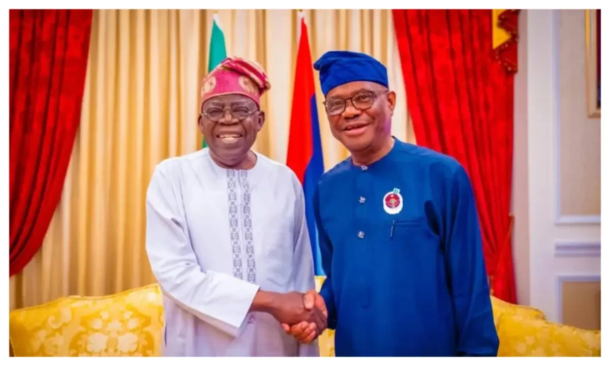 When you join APC, we will sing as “e dey pain them” together – Tinubu tells Wike 