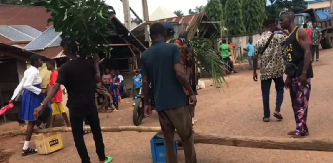 BREAKING: Protest hits Benue community over abduction of traders in Owukpa