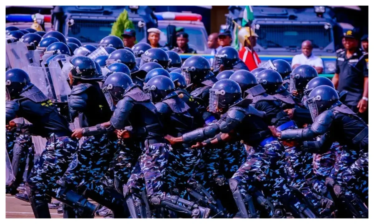June 12: Heavy presence of armed security personnel stop protest against bad governance in Edo