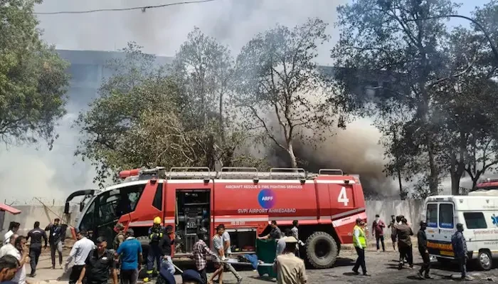 Air India flight travelling to UK with 242 passengers crashes