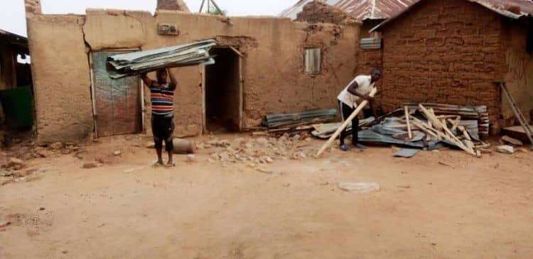 Many homeless as rainstorm destroys 30 houses in Bauchi