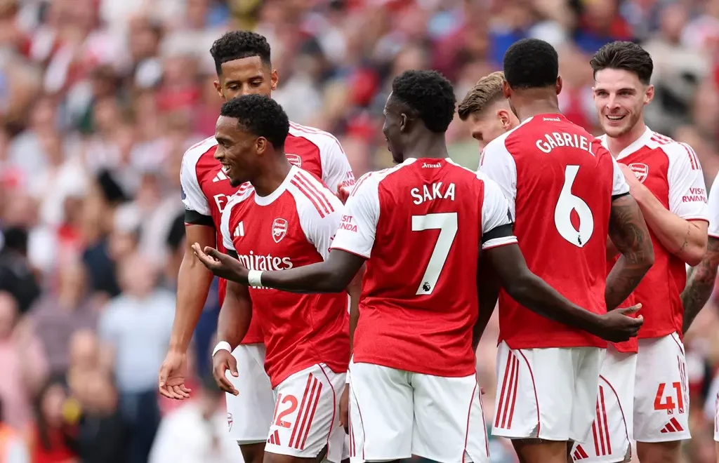 EPL table: Arsenal go top with 5-0 demolition of Leeds