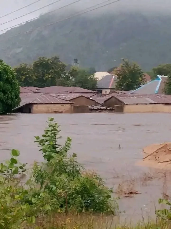 Hong Town in Adamawa submerged by flood