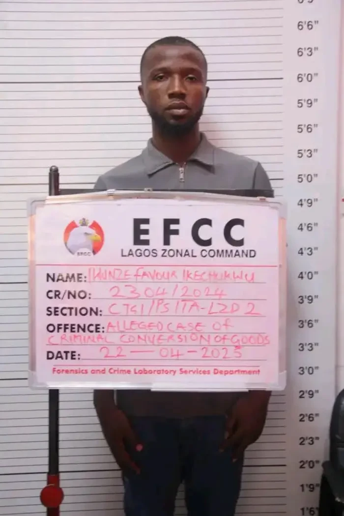 EFCC arraigns man for alleged N208m theft in Lagos