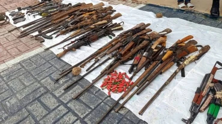 OPSH hands over recovered arms, ammunition to NCCSALW