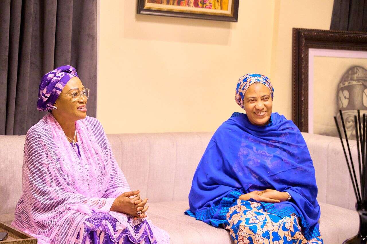 Oluremi Tinubu pays condolence visit to VP Shettima’s wife