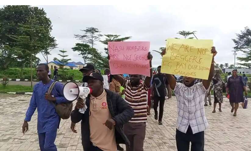 FUOYE: NASU, SSANU warm up for strike over unpaid salaries