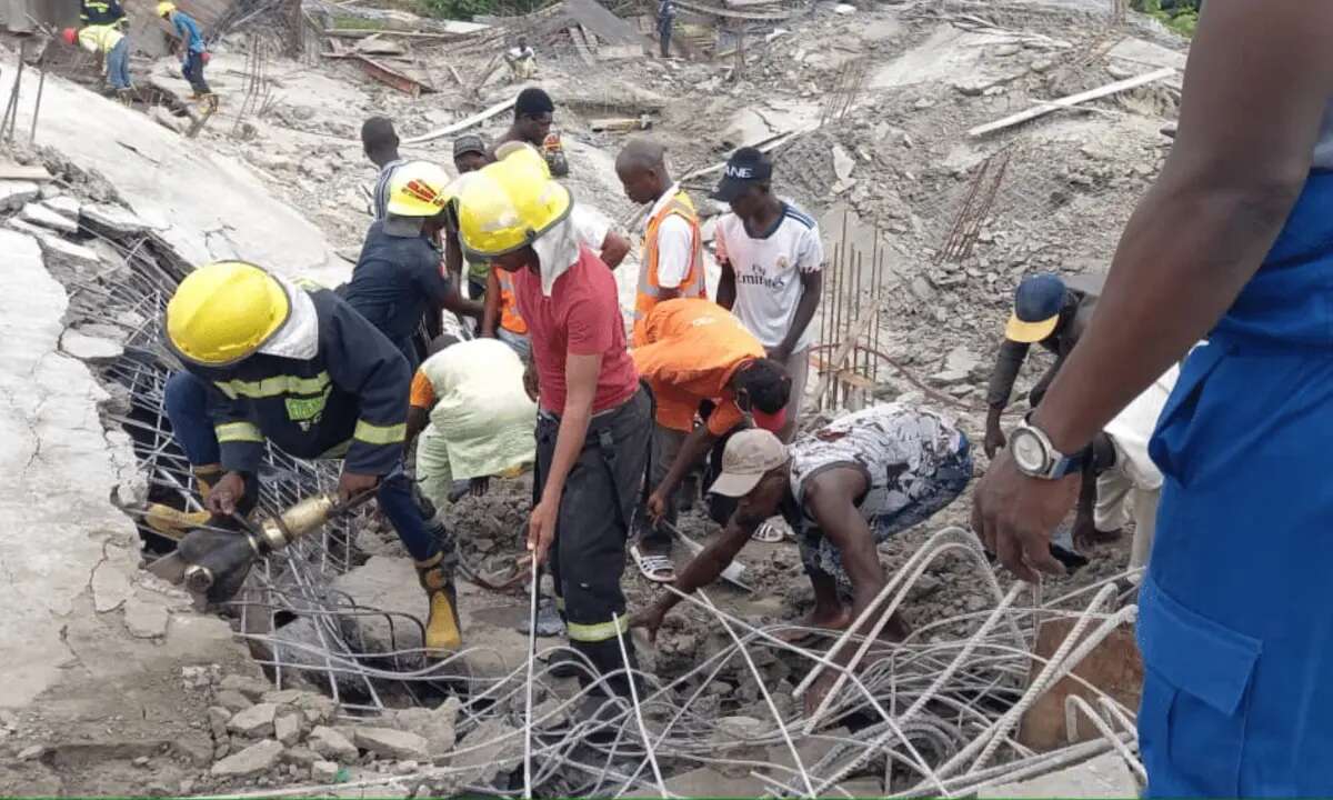 Many trapped as four-storey building collapses in Abuja