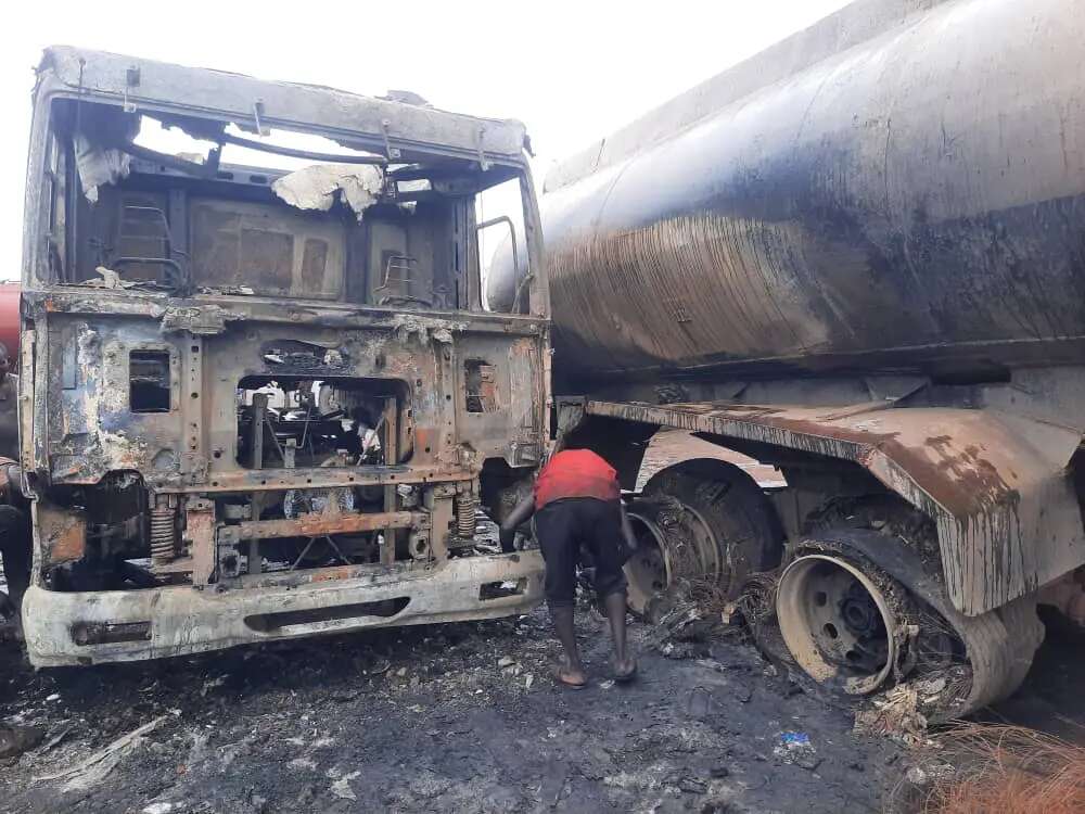 Ogun govt blames fire outbreak at Ogere trailer park to negligence