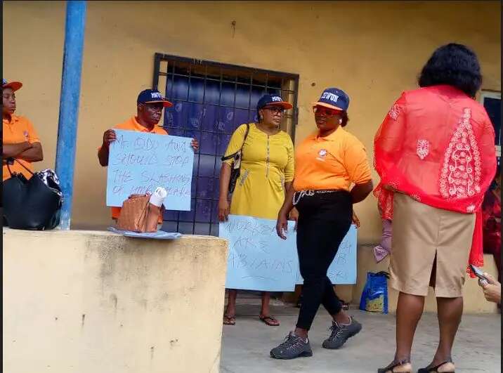 Abia Hospital Management Board workers lock out directors over alleged slashed salaries