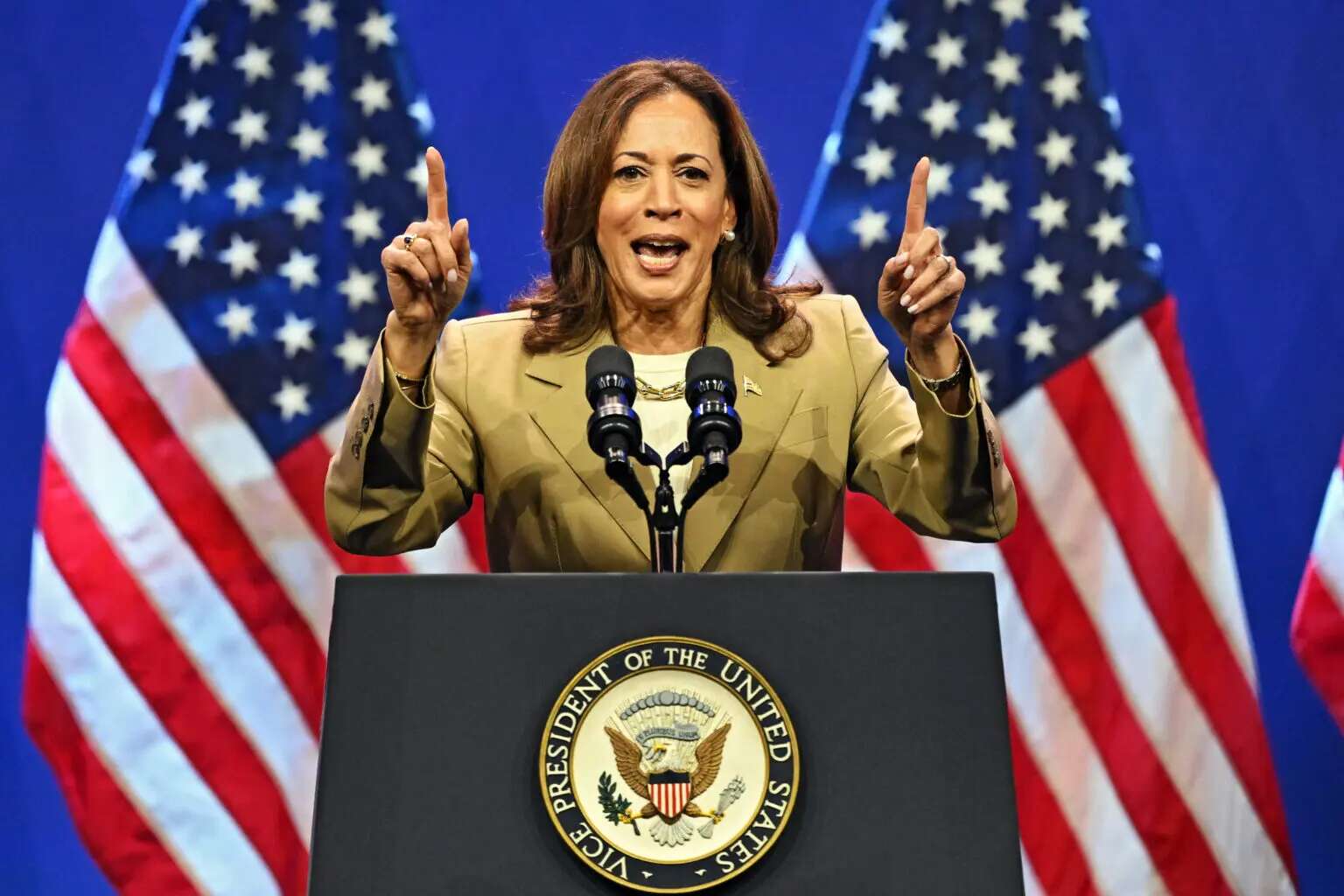 US election: World leaders laughing at Trump for being a disgrace – Kamala Harris