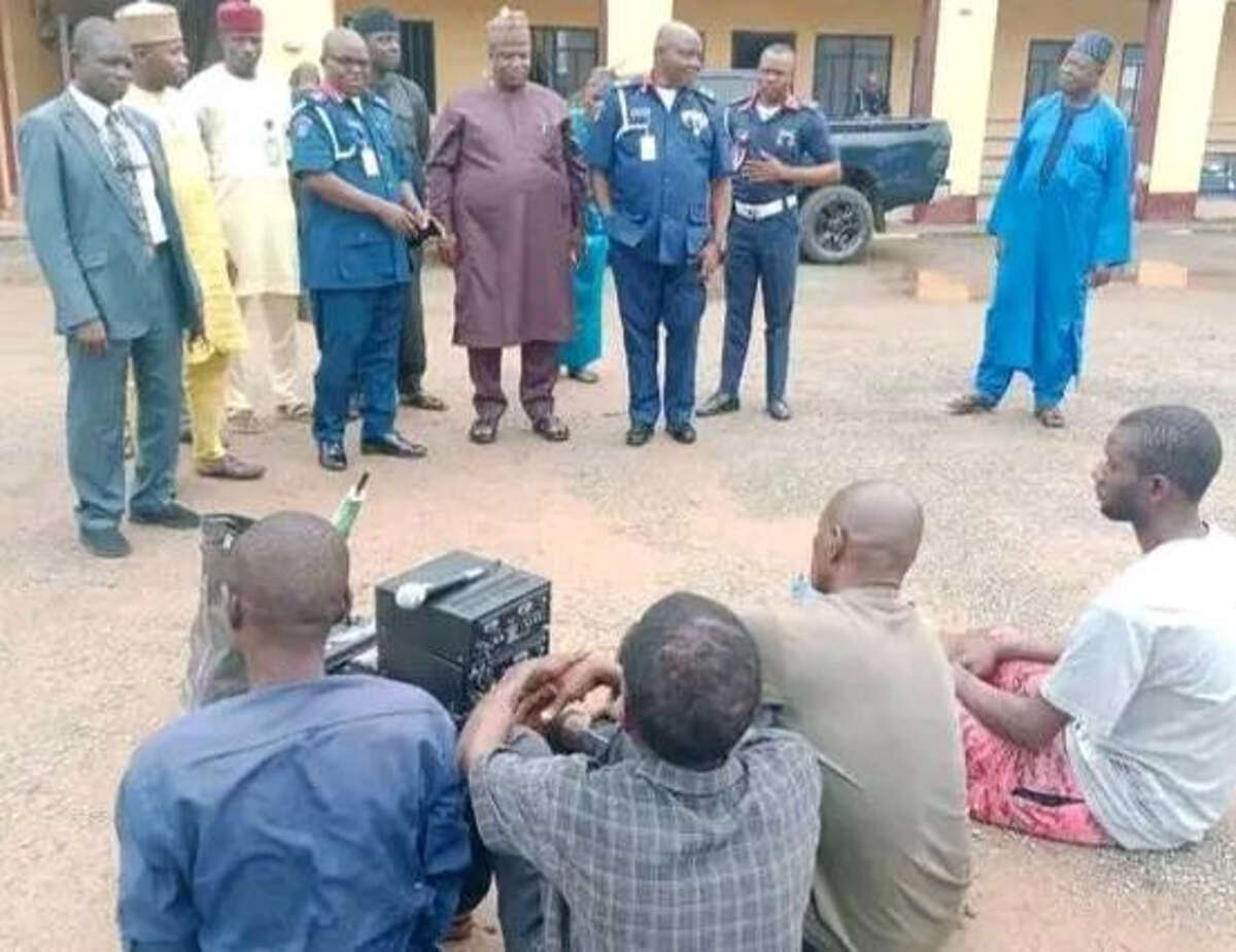 NAYEA hands over suspected burglar of Lafia mosque, 3 others to NSCDC