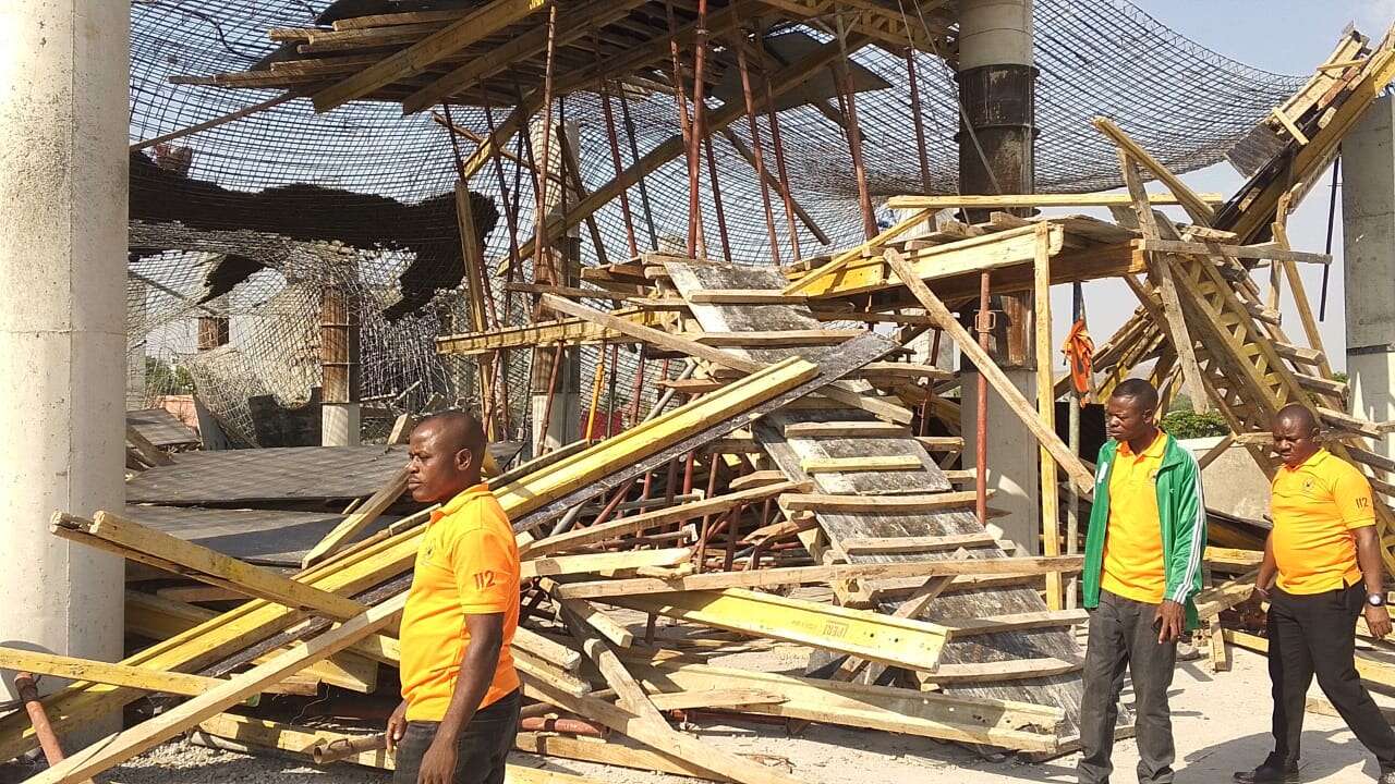 Samsung building collapses in Abuja