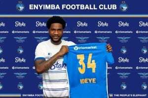 NPFL: Enyimba unveil former Super Eagles forward, Ideye