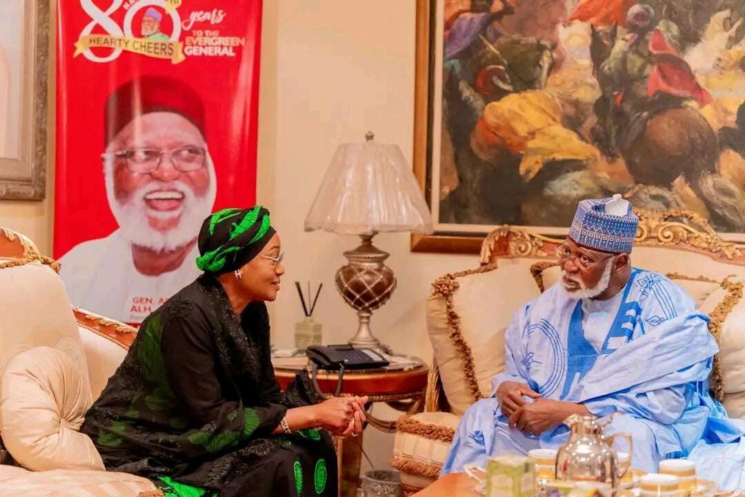 Tinubu holds private meetings with IBB, Abdulsalami in Minna