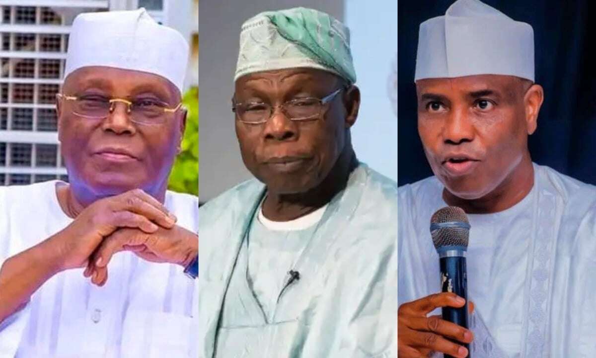 BREAKING: Atiku, Obasanjo, Tambuwal, others meet behind closed doors in Abeokuta