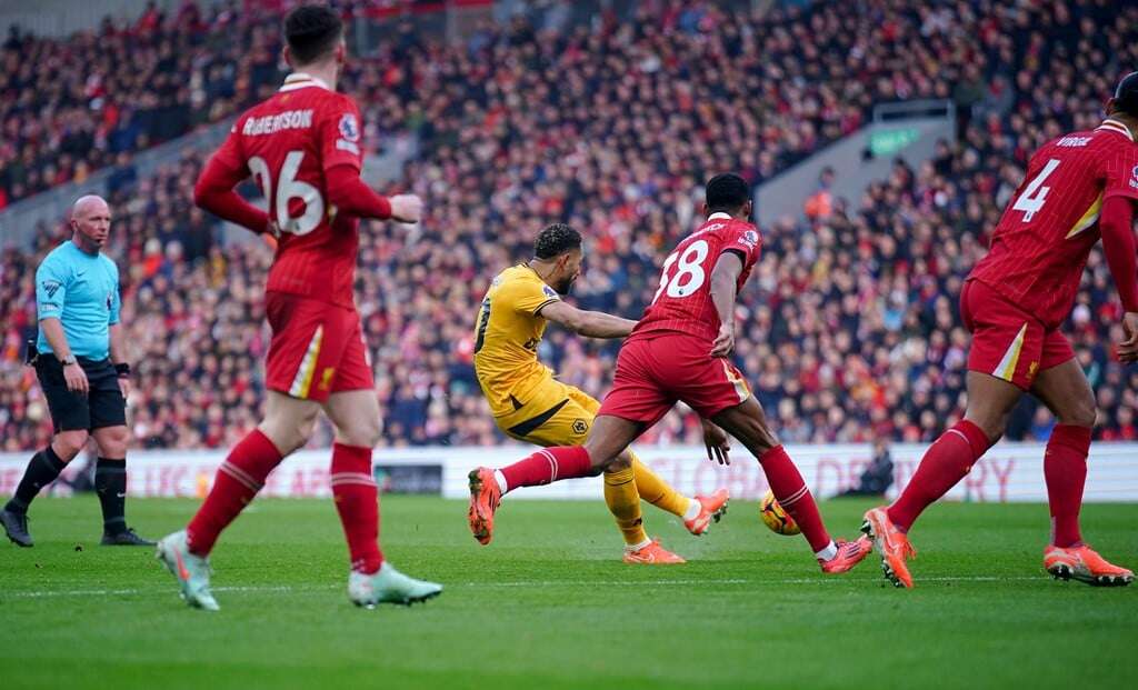 EPL Table: Liverpool go 7pts clear with nervy 2-1 win over Wolves