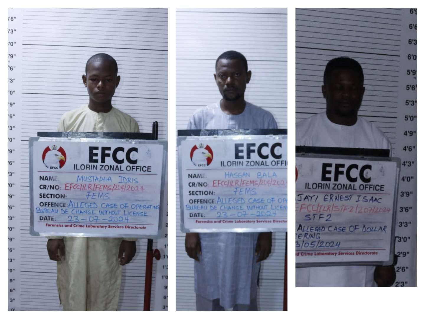 Ilorin Federal High Court jails three bureau de change operators