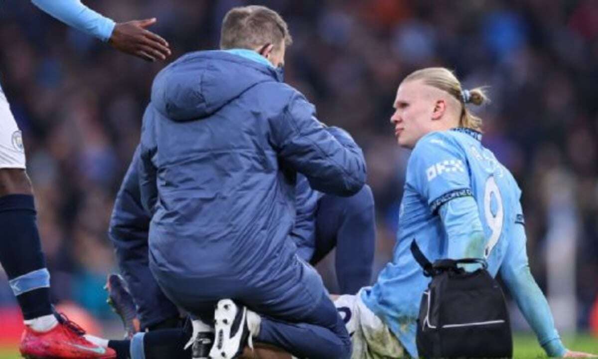 Guardiola gives update on Haaland’s injury scare ahead of Real Madrid second leg