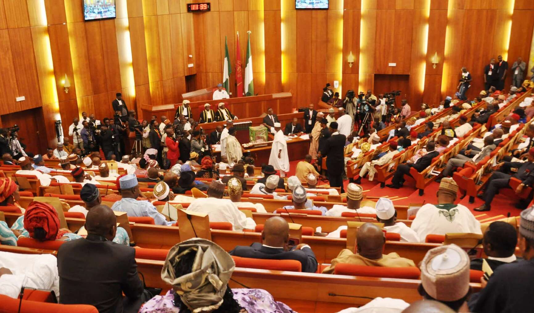 ‘Conference Hall’ – Senators complain over poor quality of reconstructed Senate Chamber