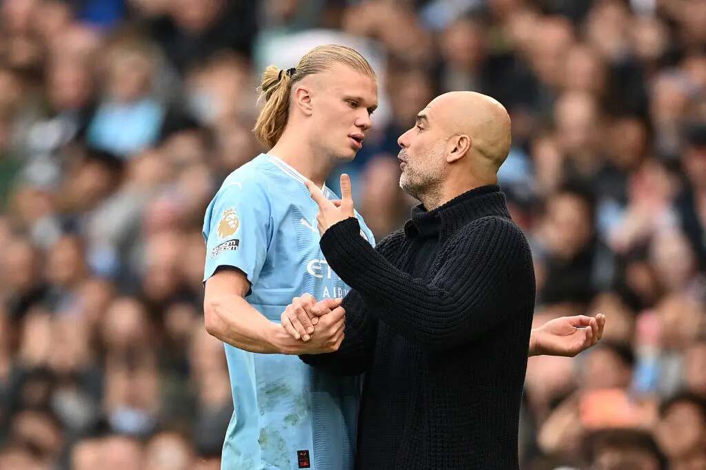 EPL: He is not proud of it – Guardiola on Haaland’s behaviour against Arsenal