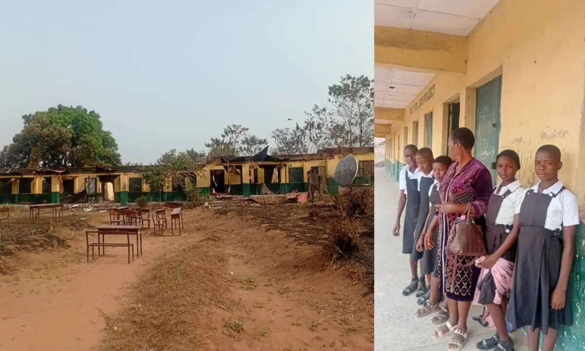 Students stranded as fire destroys school buildings in Abia community